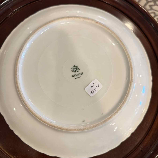 Printed Plate With Morning Glories