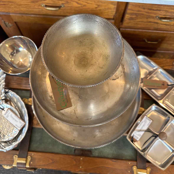 Pottery Barn 3-Tier Silver Server