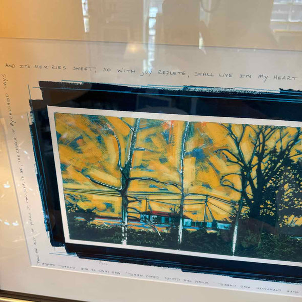 HC Porter "Church by the Side of the Road" Signed Print