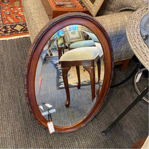 Oval Antique Mirror