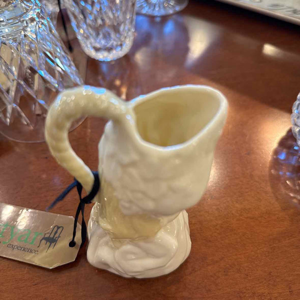 Belleek Figural Pitcher