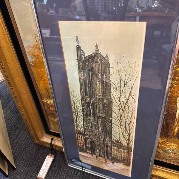 Framed "La Tour Saint Jacques"