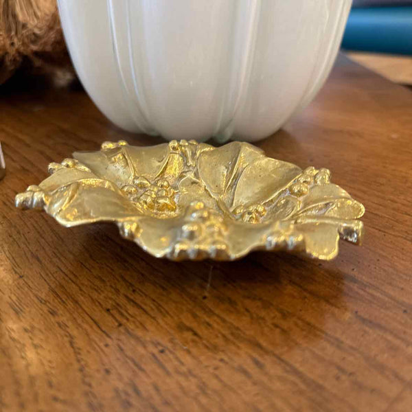 Brass Leaf Dish