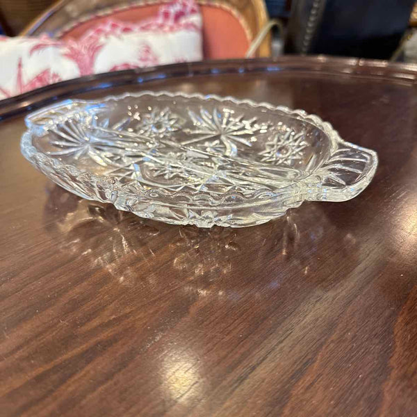 Divided Glass Relish Dish