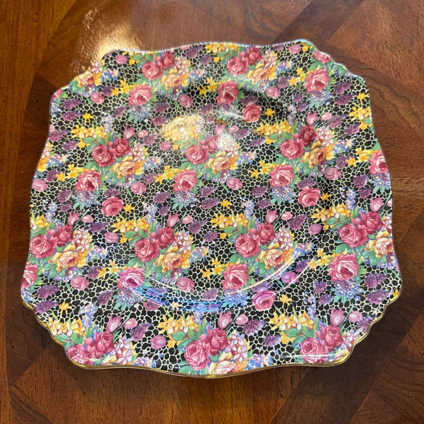Floral China Plate
