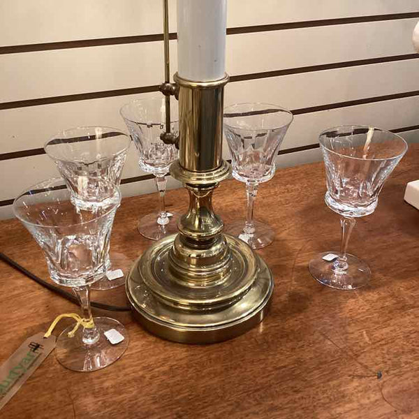 Set of 5 Tiffin-Franciscan Wine Glasses