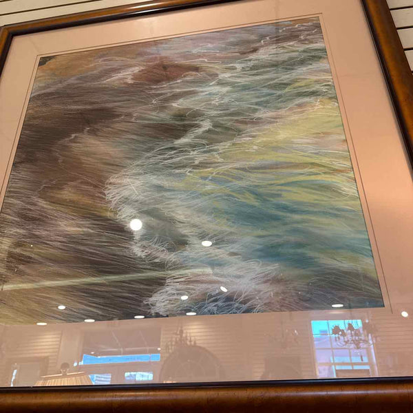 "Coleman Beach" Pastel (as is - chip on frame)