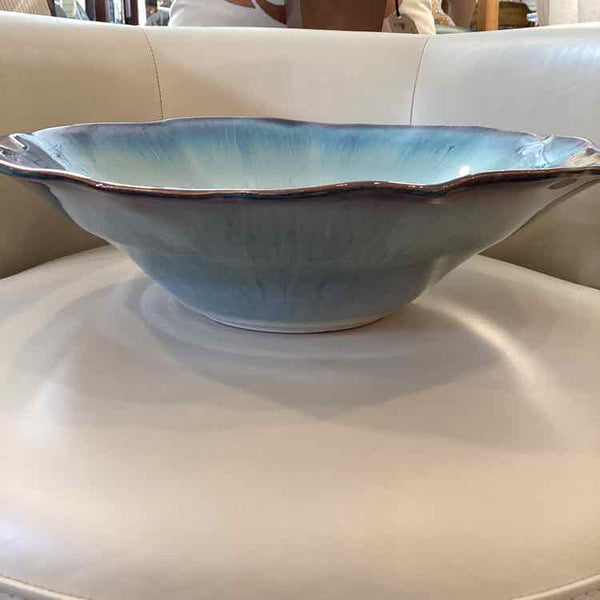 Blue Pottery Bowl (Signed)