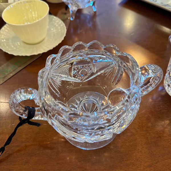 Pressed Glass Sugar Bowl