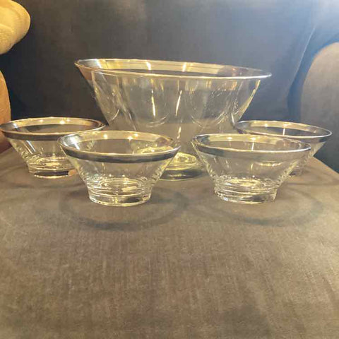 Serving Bowl with Small Bowls