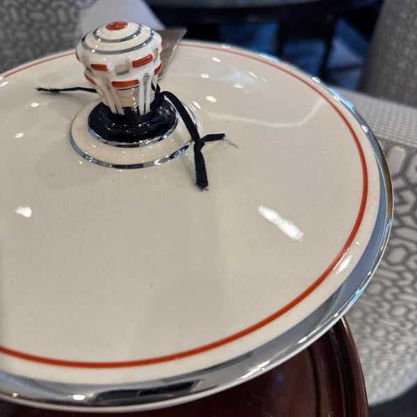 Art Decor Style Platinum Alloy Casserole Dish