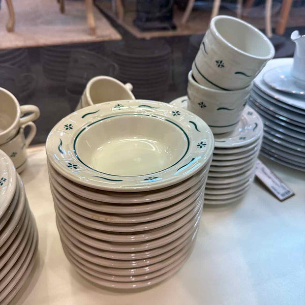 12 Settings Longaberger Pottery