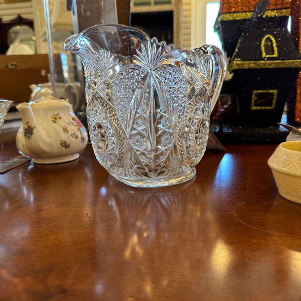Pressed Glass Pitcher