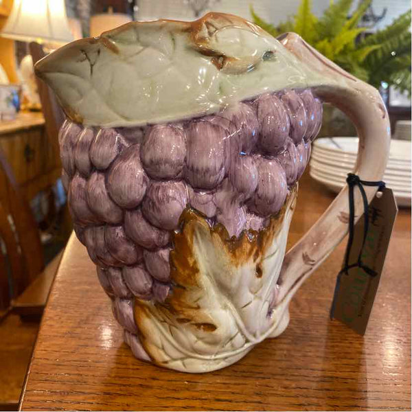 Pitcher with Grapes