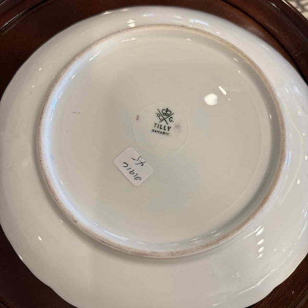 Printed Plate With Grapes