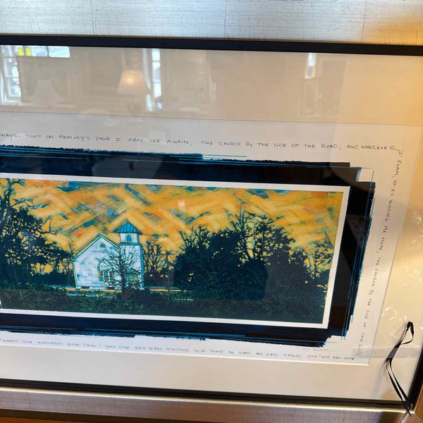 HC Porter "Church by the Side of the Road" Signed Print