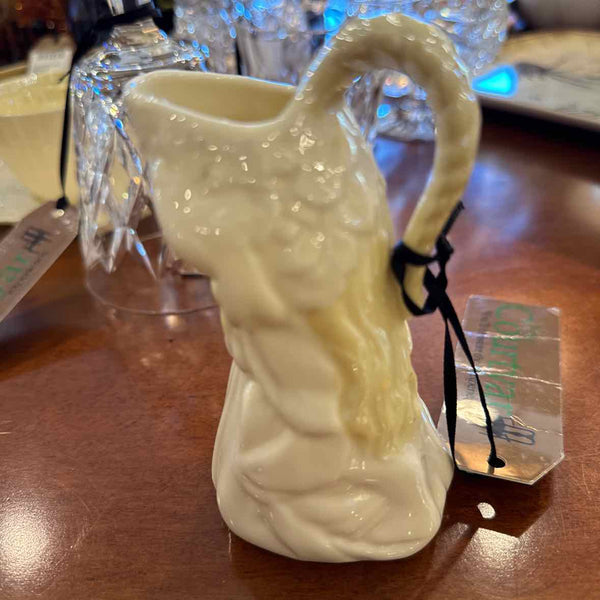 Belleek Figural Pitcher