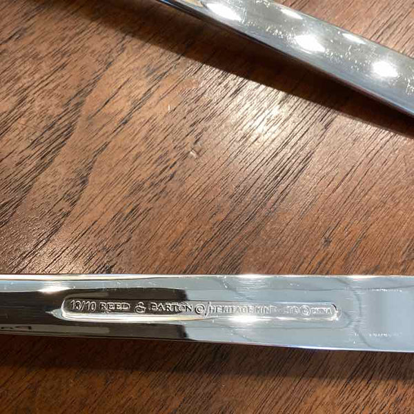 Reed & Barton Stainless Steel Serving Spoon & Fork