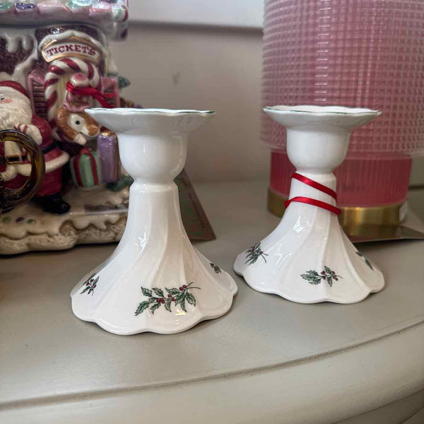 Pair Of Nikko Candleholders