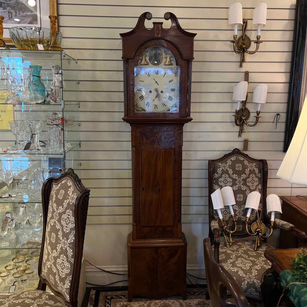 Antique English Tall Case Clock