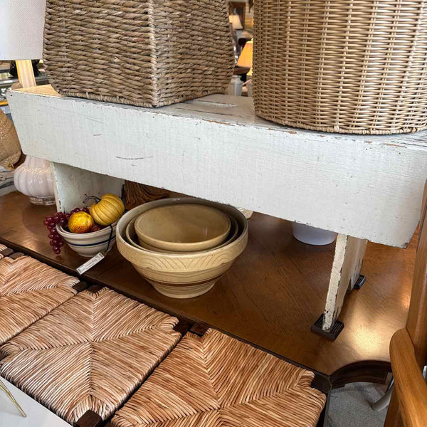 White Vintage Bench