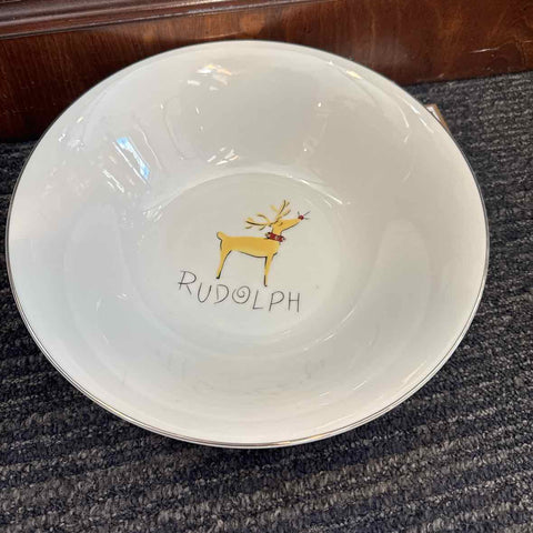 Pottery Barn Rudolph Serving Salad Bowl