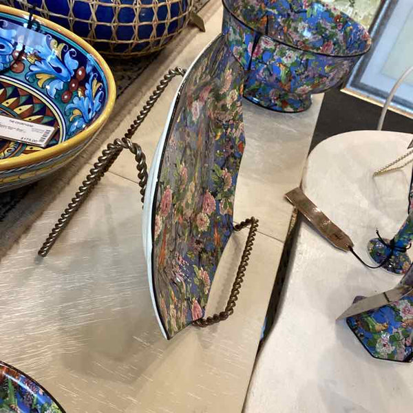 Crown Ducal Blue Chintz Tray