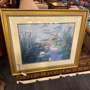 Lily Print w/ Gold Frame (Beckmann)