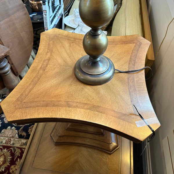 Pedestal End Table