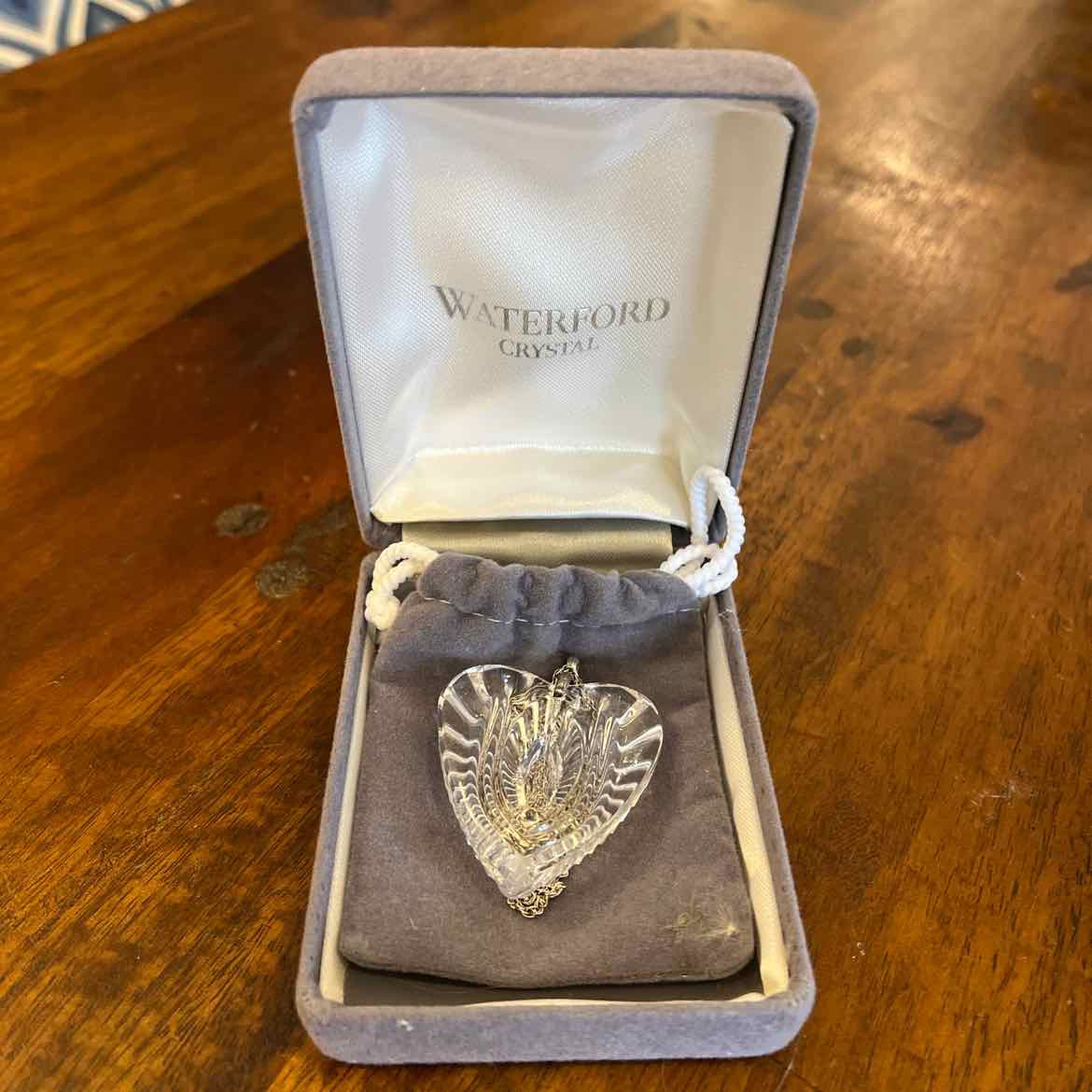 Waterford Crystal Heart Necklace