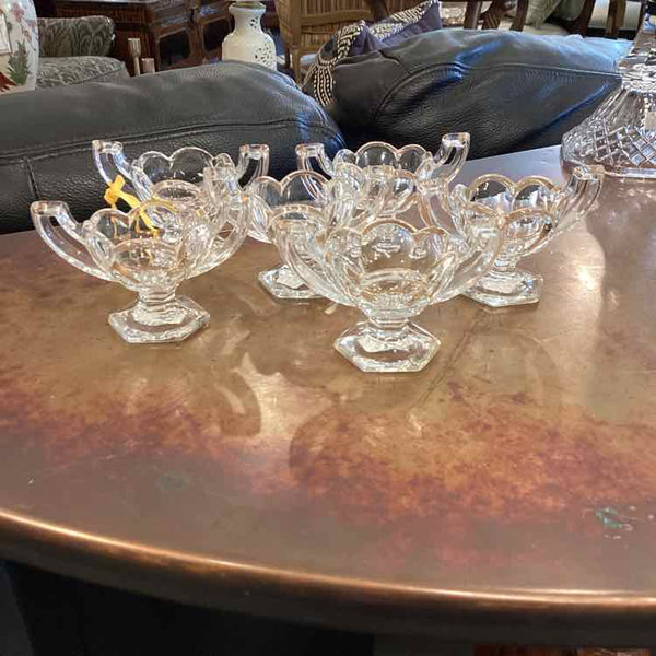 Six Salt Cellars - Glass