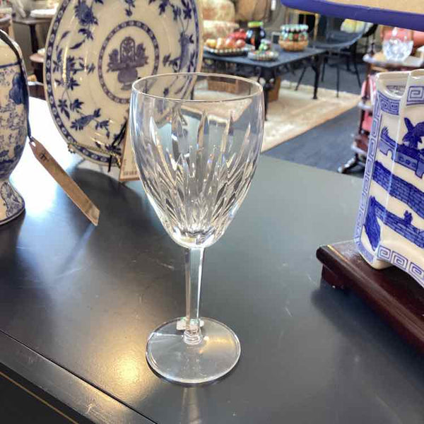 Six Waterford Golden Carina White Wine Glasses
