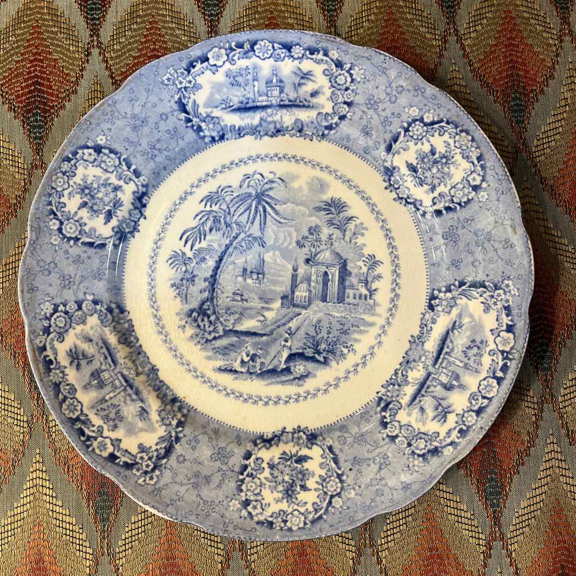 Blue & White Plate
