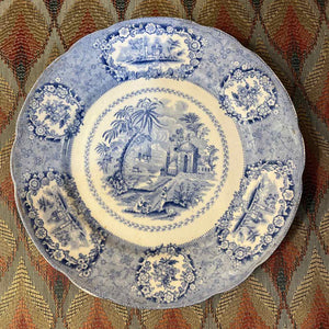 Blue & White Plate