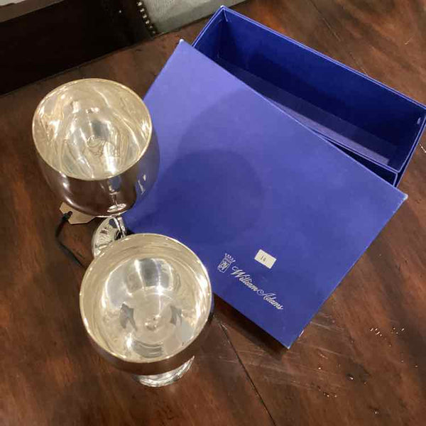 Pair Of William Adams Wedding Glasses