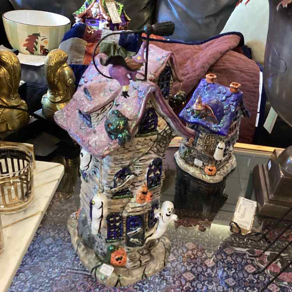 Ceramic Haunted House (Votive)