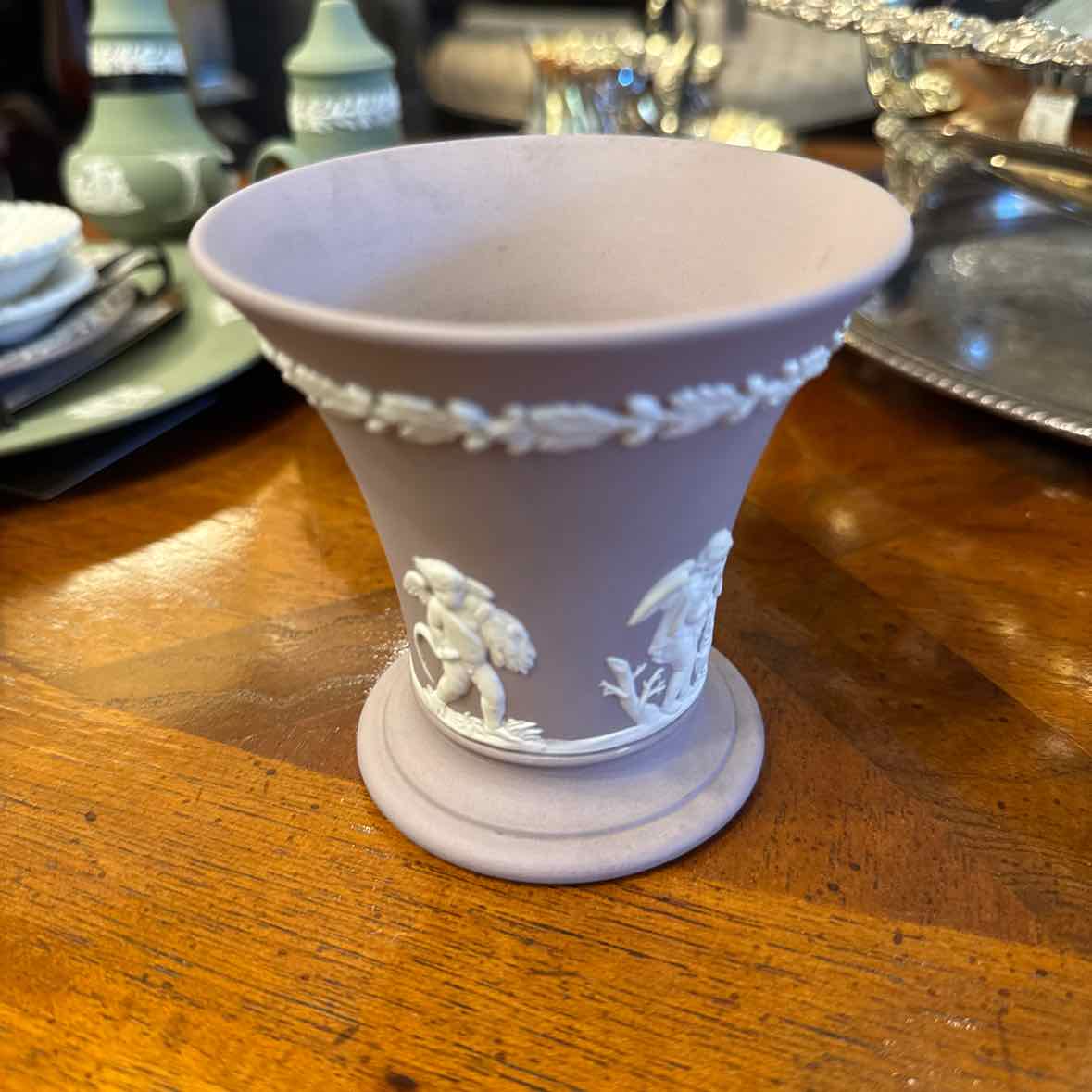 Wedgwood Jasperware Lilac Vase