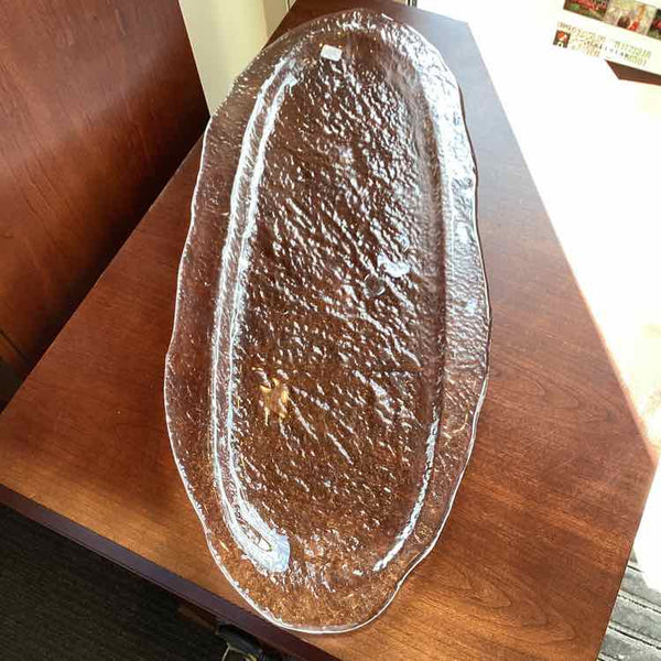 Glass Oval Tray