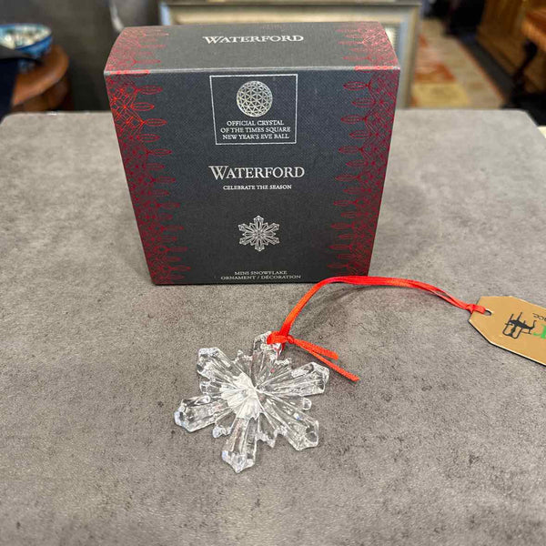 Waterford  Snowflake 2018 Ornament w/Box