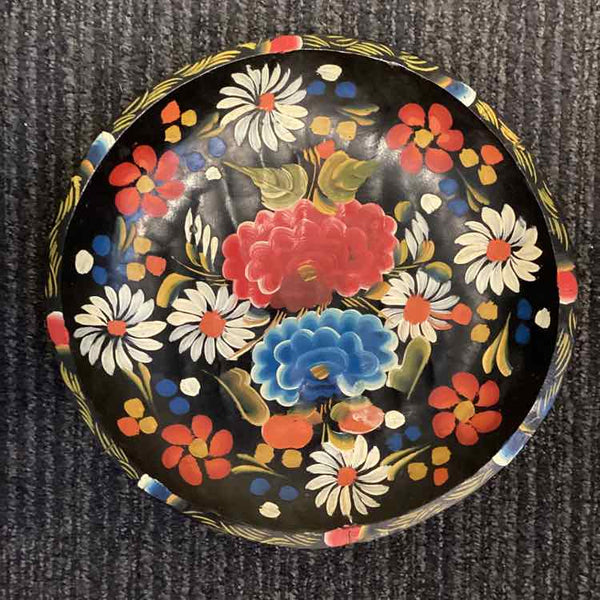 Mexican Handpainted Wooden Bowl