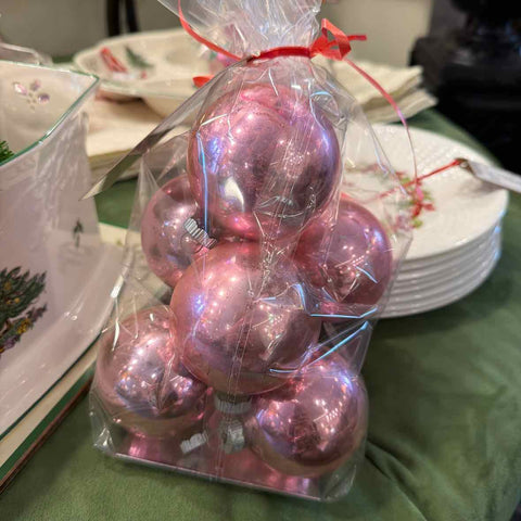 Bag of Vintage Pink Ornaments