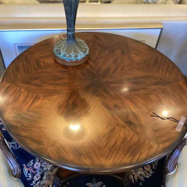 Hooker Pedestal Base Entry Hall Table