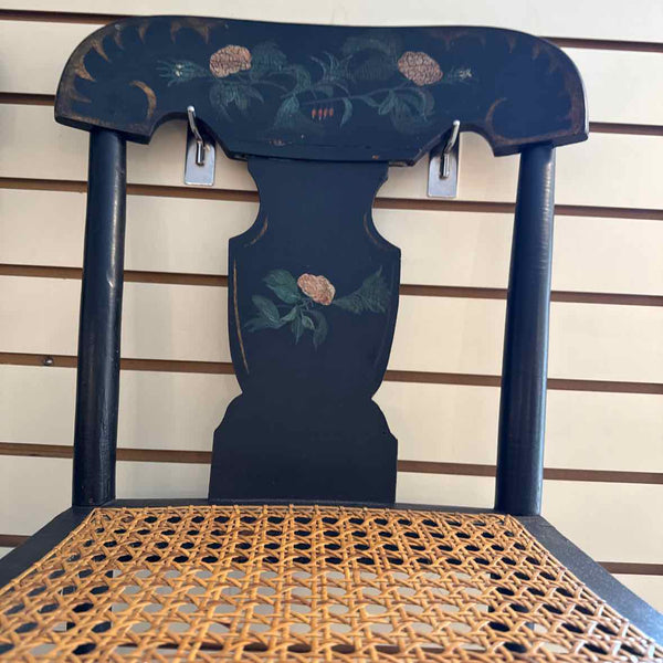 Black Painted Fancy Chair