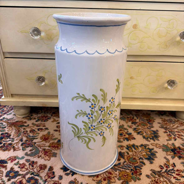 French Ceramic Umbrella Stand