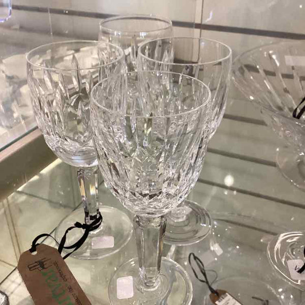Four Waterford Kildare Wine Glasses