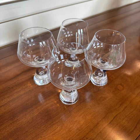 Vintage Holmegaard Glass Brandy Set of 4