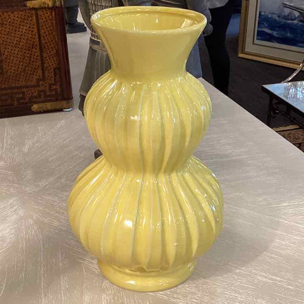Yellow Ceramic Vase