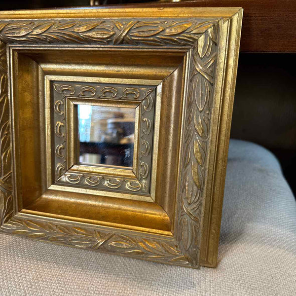 Gold Double Framed Mirror