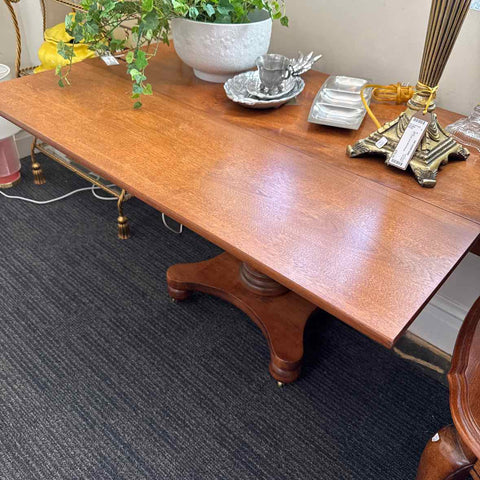 Ethan Allen Drop-Leaf Table & 4 Chairs