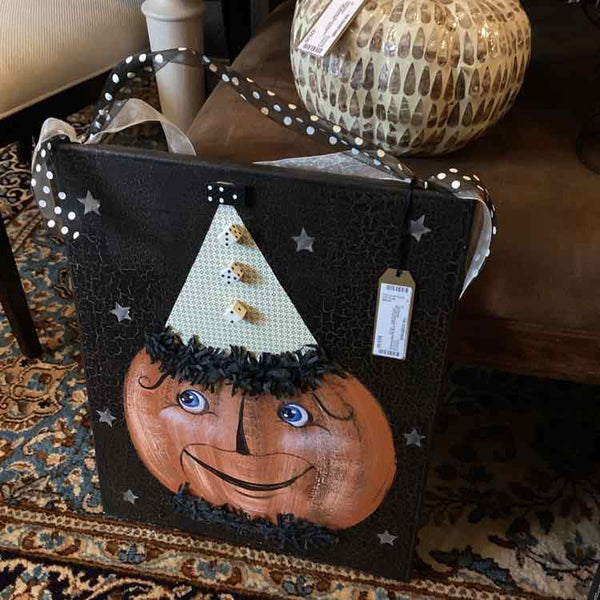 Pumpkin Folk Art Wall Painting